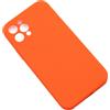 VENNUS CUSTODIA TPU SILICONE LITE COVER SOFT-CASE PER APPLE IPHONE 12 PRO ORANGE