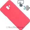 FORCELL CUSTODIA TPU SILICONE COVER SOFT-MAGNET CASE PER SAMSUNG GALAXY J6+ PLUS (2018) RED