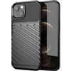 FORCELL THUNDER CUSTODIA TPU SILICONE COVER CASE PER APPLE IPHONE 13 MINI BLACK