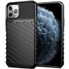 FORCELL THUNDER CUSTODIA TPU SILICONE COVER CASE PER APPLE IPHONE 14 PRO MAX BLACK