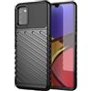 FORCELL THUNDER CUSTODIA TPU SILICONE COVER CASE PER SAMSUNG GALAXY A02S A025 BLACK