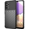 FORCELL THUNDER CUSTODIA TPU SILICONE COVER CASE PER SAMSUNG GALAXY A32 4G A325 BLACK
