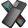 FORCELL THUNDER CUSTODIA TPU SILICONE COVER CASE PER SAMSUNG GALAXY A72 4G - 5G BLACK