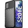 FORCELL THUNDER CUSTODIA TPU SILICONE COVER CASE PER SAMSUNG GALAXY S20 FE G780 - 5G G781 BLACK