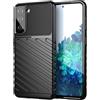 FORCELL THUNDER CUSTODIA TPU SILICONE COVER CASE PER SAMSUNG GALAXY S22 S901 BLACK