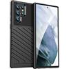 FORCELL THUNDER CUSTODIA TPU SILICONE COVER CASE PER SAMSUNG GALAXY S23 ULTRA S918 BLACK