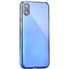 FORCELL ULTRA SLIM CUSTODIA RIGIDA BACK COVER CASE PER HUAWEI P20 LITE BLUERAY TRASPARENTE