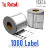 TRADING EU 1X ROTOLO ETICHETTE BIANCO COMPATIBILE DYMO 11354 - 57 X 32 mm 1000 LABEL