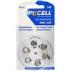 PKCELL PILA APPARECCHI ACUSTICI BOTTONE AL ZINCO-ARIA A312, PR41 1.4V CONFEZIONE DA 6 PEZZI