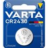 VARTA PILA A BOTTONE AL LITIO CR2430 3V CONFEZIONE DA 1 PEZZO