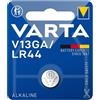 VARTA PILA A BOTTONE ALCALINA LR44 - V13GA 1.5V COFEZIONE DA 1 PEZZO