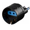 TRUSTECH SL1006N PRESA ADATTATORE CON SPINA 10A PRESA 2P-T 10A SCHUKO BLACK