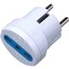 TRUSTECH SL1010 PRESA ADATTATORE CON SPINA 16A SCHUKO PRESA BIPASSO A 16A WHITE