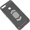 MAXY CUSTODIA DEFENDER SHELL ALTA PROTEZIONE ANTISCIVOLO MAGNETICA PER HUAWEI P SMART BLACK