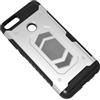 MAXY CUSTODIA DEFENDER SHELL ALTA PROTEZIONE ANTISCIVOLO MAGNETICA PER HUAWEI P SMART SILVER
