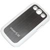 MAXY CUSTODIA HARD COVER ALLUMINIUM PER SAMSUNG GALAXY S3 I9300 - NEO I9301 WHITE - SILVER