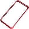 FITCASE BUMPER ORIGINALE ALLUMINIUM COVER CASE PER APPLE IPHONE 4 - 4S RED
