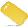 JEKOD CUSTODIA TPU WITH FRAME CASE SAMSUNG GALAXY S3 I9300 - NEO I9301 YELLOW