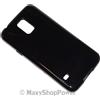 MAXY LSYL CUSTODIA TPU SILICONE LUX COVER CASE PER SAMSUNG GALAXY S5 G900 BLACK