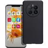 MATT CUSTODIA TPU SILICONE COVER CASE PER HUAWEI MATE 50 PRO BLACK