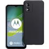 MATT CUSTODIA TPU SILICONE COVER CASE PER MOTOROLA MOTO E13 BLACK