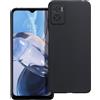 MATT CUSTODIA TPU SILICONE COVER CASE PER MOTOROLA MOTO E22 - E22I BLACK