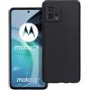 MATT CUSTODIA TPU SILICONE COVER CASE PER MOTOROLA MOTO G72 BLACK