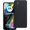 MATT CUSTODIA TPU SILICONE COVER CASE PER MOTOROLA MOTO G82 BLACK