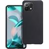 MATT CUSTODIA TPU SILICONE COVER CASE PER XIAOMI MI 11 LITE 4G 5G - 11 LITE 5G NE BLACK