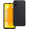 MATT CUSTODIA TPU SILICONE COVER CASE PER XIAOMI REDMI 9A - 9AT BLACK