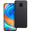 MATT CUSTODIA TPU SILICONE COVER CASE PER XIAOMI REDMI NOTE 9S - 9 PRO - MAX BLACK