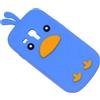 MAXY CUSTODIA BIRD IN SILICONE MORBITO SAMSUNG GALAXY S3 MINI I8190 - VE I8200 BLU