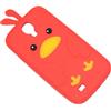 MAXY CUSTODIA BIRD IN SILICONE MORBITO SAMSUNG GALAXY S4 I9500 - I9505 RED