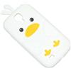 MAXY CUSTODIA BIRD IN SILICONE MORBITO SAMSUNG GALAXY S4 I9500 - I9505 WHITE
