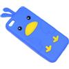 MAXY CUSTODIA BIRD IN SILICONE PER APPLE IPHONE 5C BLU