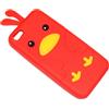 MAXY CUSTODIA BIRD IN SILICONE PER APPLE IPHONE 5C RED