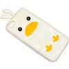 MAXY CUSTODIA BIRD IN SILICONE PER APPLE IPHONE 5C WHITE