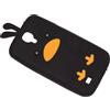 MAXY CUSTODIA BIRD IN SILICONE PER SAMSUNG GALAXY S4 I9500 - I9505 BLACK
