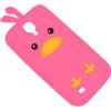 MAXY CUSTODIA BIRD IN SILICONE PER SAMSUNG GALAXY S4 I9500 - I9505 PINK