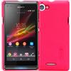 NILLKIN CUSTODIA FROSTED SHELL POSTERIORE RIGIDA ANTISCIVOLO SONY XPERIA L C2105 RED