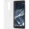 NOKIA CUSTODIA ORIGINALE SILICONE TPU COVER CASE CC-109 PER NOKIA 5.1 TRASPARENTE