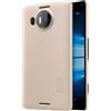NILLKIN CUSTODIA FROSTED SHELL POSTERIORE RIGIDA ANTISCIVOLO MICROSOFT LUMIA 950 GOLD