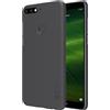 NILLKIN CUSTODIA FROSTED SHELL POSTERIORE RIGIDA ANTISCIVOLO PER HUAWEI Y7 PRIME (2018) BLACK