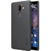 NILLKIN CUSTODIA FROSTED SHELL POSTERIORE RIGIDA ANTISCIVOLO PER NOKIA 7 PLUS BLACK