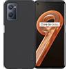 NILLKIN CUSTODIA FROSTED SHELL POSTERIORE RIGIDA ANTISCIVOLO PER REALME 9I OPPO A76 - A96 BLACK