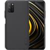 NILLKIN CUSTODIA FROSTED SHELL POSTERIORE RIGIDA ANTISCIVOLO PER XIAOMI POCO M3 BLACK