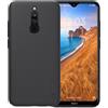 NILLKIN CUSTODIA FROSTED SHELL POSTERIORE RIGIDA ANTISCIVOLO PER XIAOMI REDMI 8 BLACK