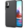 NILLKIN CUSTODIA FROSTED SHELL POSTERIORE RIGIDA ANTISCIVOLO PER XIAOMI REDMI NOTE 10 5G POCO M3 5G BLACK