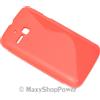 MAXY SSYL CUSTODIA TPU SILICONE COVER CASE PER ALCATEL M'POP 5020D RED