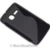 MAXY SSYL CUSTODIA TPU SILICONE COVER CASE PER ALCATEL OT-4010D T'POP - OT-4012A FIRE BLACK